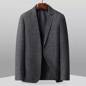 남자봄자켓 봄 결혼식하객룩 시어서커수트 여름 린넨 오버핏 정장자켓 세미정장