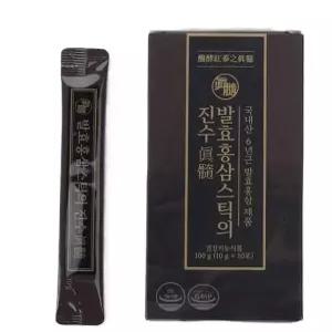 진웰스 발효홍삼스틱의진수 10g x 30포 국내산 6년근 홍삼 선물