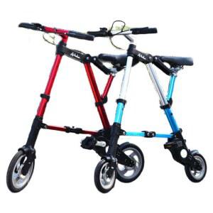 초소형 자전거 접이식 폴딩 출퇴근 휴대용 미니 초경량 레드