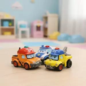 로보카폴리 다이캐스트 미니카 피규어 장난감 자동차 스쿨비 마크 버니 베니 어린이 캐릭터