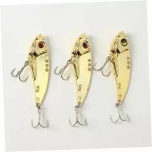 메탈바이브레이션 루어낚시메탈바이브3p세트18g골드갈치메탈지그