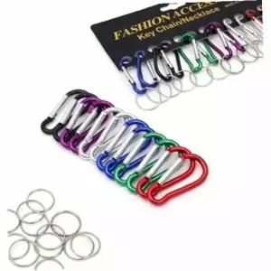 열쇠고리카라비나 미니카라비너12p세트알루니늄등산용고리
