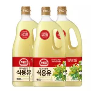 사조해표 식용유 1.8L , 3병