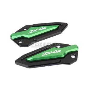 바이크 오토바이 액세서리 발판 힐 가드 커버 리어셋 페그 프로텍터 ZX-4R ZX-25R