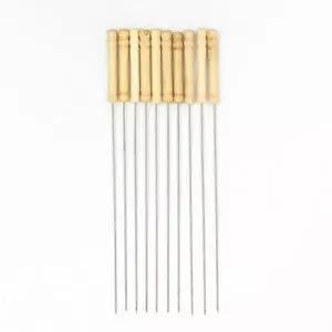 바베큐 꼬챙이 스텐 짚신 10p 휴대용