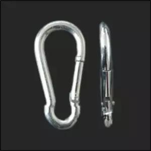 캠핑 등산 클라이밍 경량 카라 비너 비나 10mm 8개