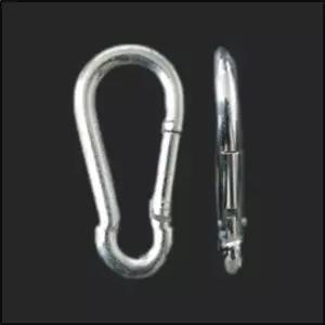 캠핑 등산 클라이밍 경량 카라 비너 비나 8mm 10개