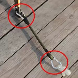 백패킹캠핑카라비너 이중연결고리 타프 튼튼한 야영용품 2중