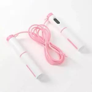 TBZ 스마트 운동량 측정 자동 카운트 핑크 줄넘기 S-1