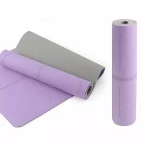 TBZ TPE 가이드라인 6mm 퍼플 요가매트 스트레칭매트