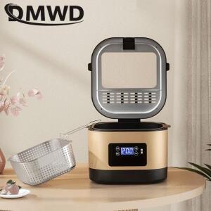 가정용 지능형 온도 조절 전기 딥 프라이어, 머신, 시각화 멀티쿠커, 탈착식 바구니, 5L