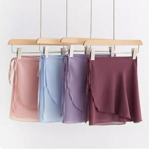 발레 댄스 스커트 체조 시험 거즈 힙 원피스 운동 교사 판매 시폰 수영복 커버 업