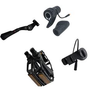 OUXI V20 V8 전기 자전거 킥스탠드, 경적, 방향 지시등 스위치, 스로틀 교체 부품