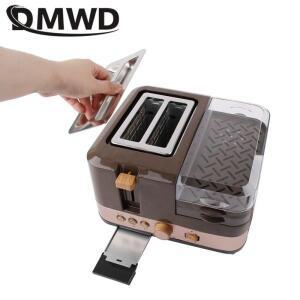 전기 토스터기 아침 식사 기계, 빵 스토브, 오븐, 계란 소시지, 오믈렛 프라이팬 그릴, 2 조각, 3 in 1