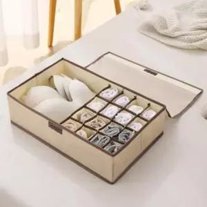 [생활] 칸칸 서랍 리빙박스 정리함 다용도 칸막이 접이식