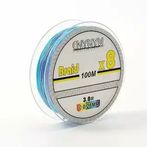 스트롱 8합사 낚싯줄 3호 100m PE 오색 합사줄