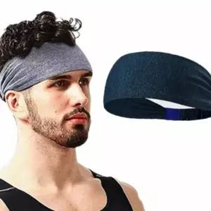 헬스헤어밴드 스포츠 헤어밴드 네이비블루