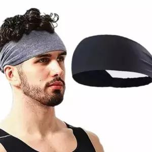 헬스헤어밴드 스포츠 헤어밴드 퓨어블랙