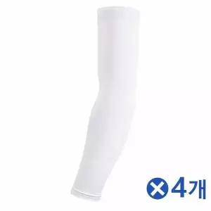 TBZ 아이스원단 여름용 쿨토시 화이트 Lx4개 작업용팔토시