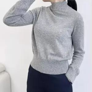 [의류] 폴라티 폴라 반목 여성 목티 하프넥 니트 시보리