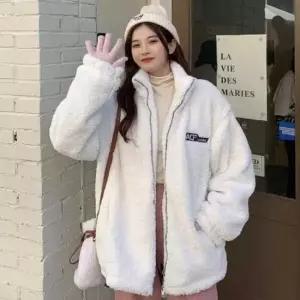 [의류] 뽀글이점퍼 데일리룩 오버핏후리스 LK-HS20