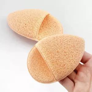 해면 세안용 클렌징 스펀지 피부관리 화장 소품 일체형 구성