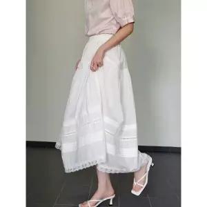 [하프클럽/]레이스 플레어 스커트_YMSH26SS306