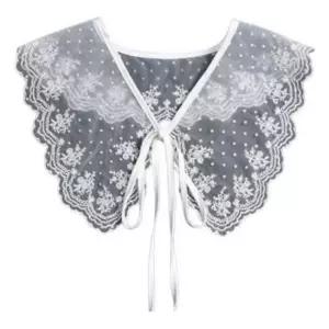 레이스 넥케이프 아이템 페이크 스카프 레이스넥 여성용 탈부착 카라 블라우스 패션 가능한