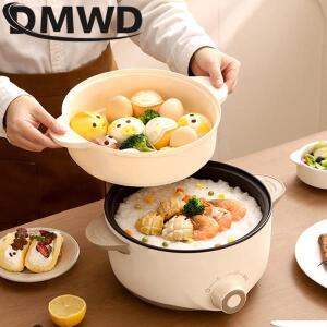 멀티 쿠커 싱글 및 더블 레이어 전기 냄비, 붙지 않는 팬, 가정용 뜨거운 밥솥, 요리 가전, 1-2 인용, 220V