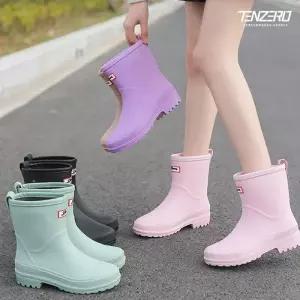 [비에프엘아웃도어]텐제로 레인패션 5컬러 베이직 레인부츠 여성 장화