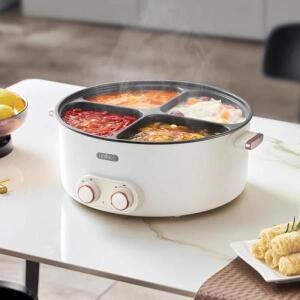 만다린 오리 전기 냄비 4 사각형 상자  가정용 6L 대용량 새 모델