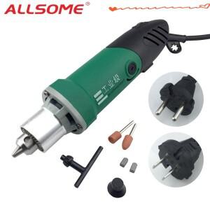ALLSOME 고출력 미니 전기 드릴 조각기 드레멜 로터리 공구용 6 포지션 가변 속도 30000RPM 480W