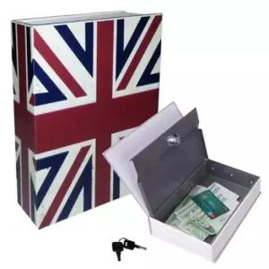 [문구/오피스] 소설책금고 세이프북 비밀저금통 영국국기 저금통 사무용금고 개인용금고