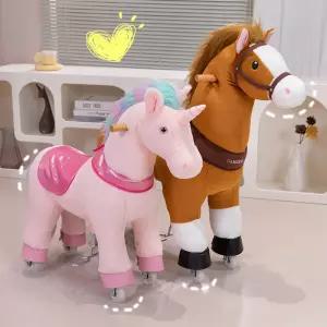 흔들말 점프 놀이 세트 말타기 장난감 실내외 생일 선물