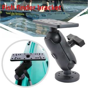 360 학위 회전 볼 마운트 해양 카약 전자 어군 탐지기 마운트베이스 Fishfinder GPS 플레이트 보트 서포터