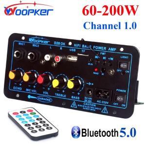 Woopker D20 Bluetooth 증폭기 보드 홈 오디오/자동차/트럭/RV/캠핑카 USB FM 라디오 TF 플레이어 용 60-20