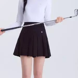 테니스 블랙 스커트 팬츠 플리츠 테니스 배드민턴 (HSJ-WFFJ6UE)