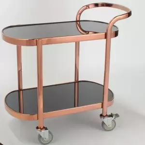 고급 서빙카트 호텔 트롤리 음식 서빙 룸서비스 골드 식당