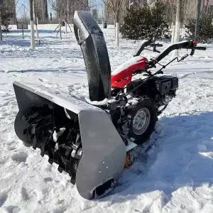 제설기 제설차 대형 손잡이 전동식 롤러 브러시자가운전식 눈청소기 청소 장비