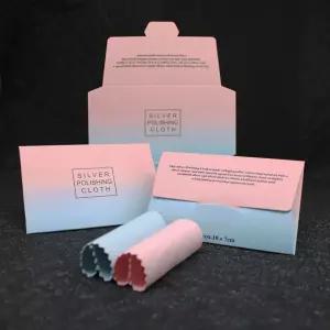 은 광택 세척 폴리싱 천 실버 변색 방지 세정 티슈