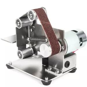 벨트 그라인더 사포 기계 전동 와이어 금속 샌딩기 샤프너