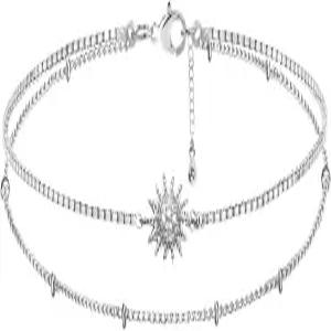 여성용 크로스 브레이슬릿 데인티 14k 골드 도금 진주 신부 들러리 스몰 손목 트렌디한 스택 얇은 체인