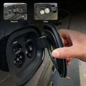 방수액 1개 90cm D형 자동차 방수 웨더스트립 연료 충전 포트 절연 방진 스트립