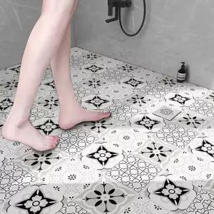 욕실 바닥 시트 PVC 시트지 미끄럼 장판 현관 인테리어 주방