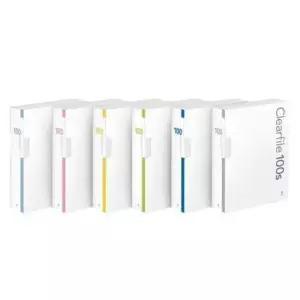 [문구/오피스] 인덱스 클리어화일 문서정리 노랑 100매 파일 A4 대용량