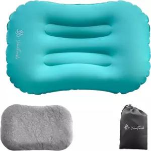 SSS-어반 포레스트 초경량 팽창식 캠핑 베개 - 목 및 요추 지지용 컴팩트하고 인체공학적인 여행용 방수