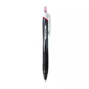 [문구/오피스] 유니 적색 스트림볼펜 볼펜 10개입 유니볼펜 갑 흑색바디 1.0mm SXN-150-10