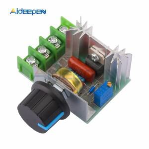 2000W 전압 조정기 SCR 속도 컨트롤러 가능 모터 조절기 거버너 AC 220V 온도 조광기 스위치 제어