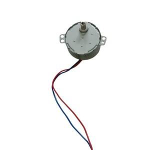 1개 49TYJ 220V 4W 클로우 폴 영구 자석 플랫 포트 동기 모터 흔들림 방지 팬 부품 전기