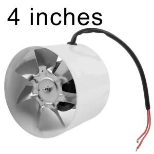 내구성 배기 팬 추출기 철 파이프 조용한 연기 강력한 흡입 100 Mm 140 M³/H 1PC 20W 220V 50Hz 덕트